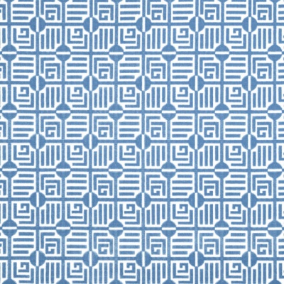 Thibaut Labyrinth Velvet in Blue